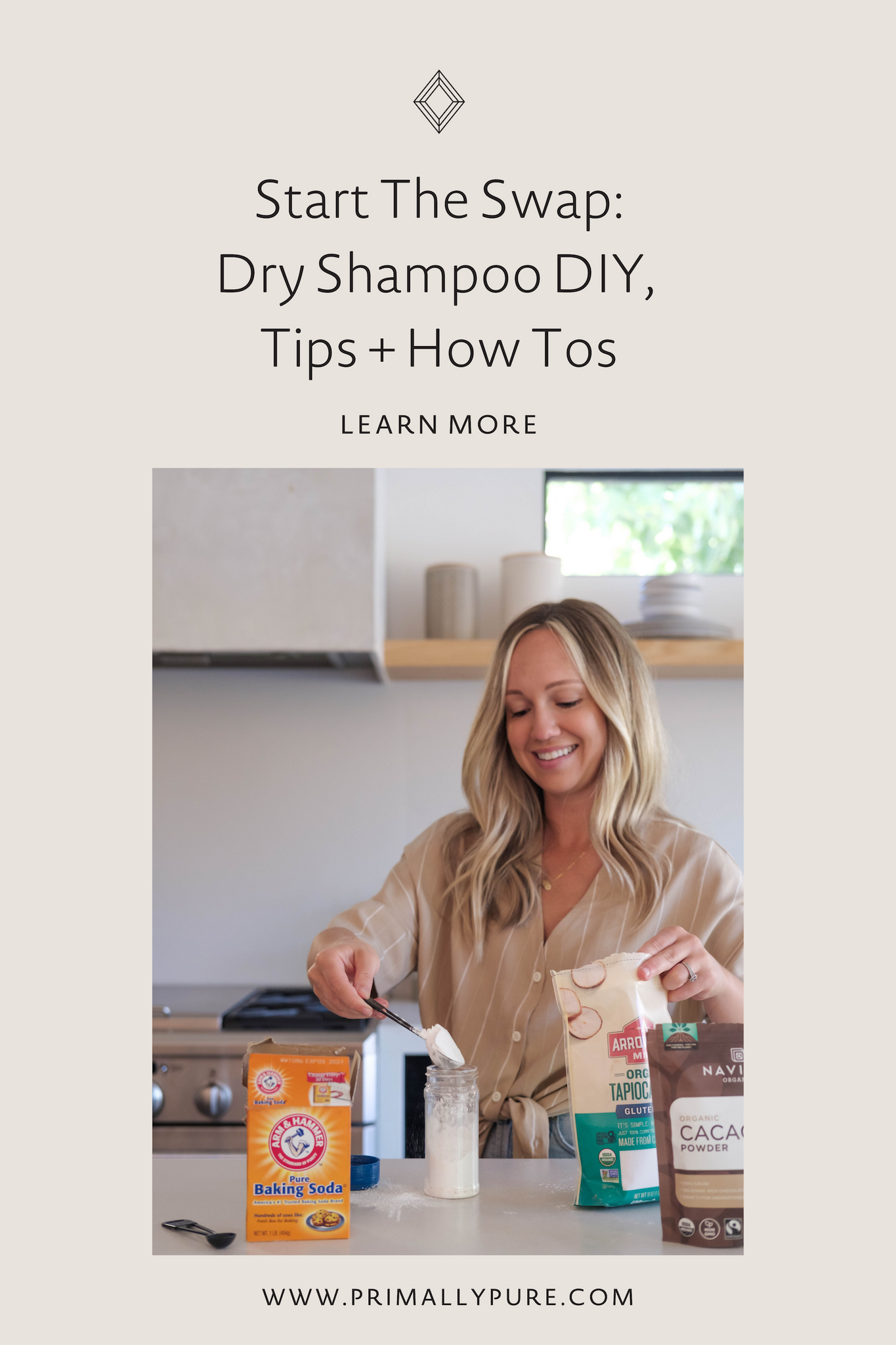 Dry Shampoo DIY, Tips + How Tos | Primally Pure Skincare
